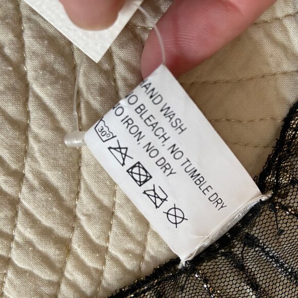 NWT Gold & Silver Sheer Beaded Sequined Capelet - Whimsigoth - Picture 7 of 7